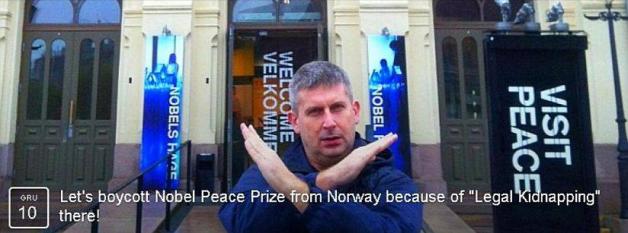 [VIDEO] Let's boycott the Nobel Peace Prize awarded today in Oslo #letsboycottnobelpeaceprizefromnorway